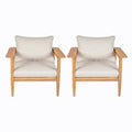 Wood Lounge Chairs Leisure Chair With Cushions Dining Chair Club Chair Upholstered Arm Chair Coffee Chair
