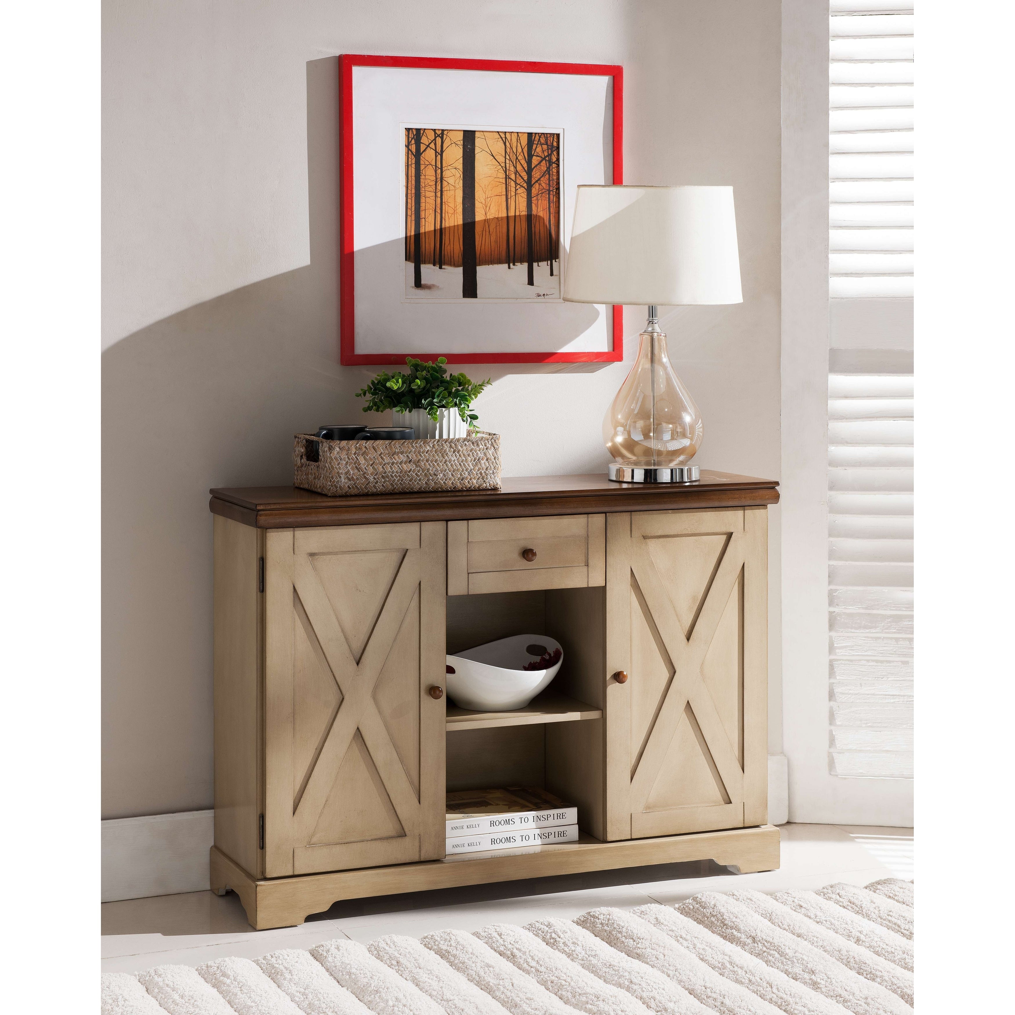 Wood Sideboard Buffet Cabinet Console Table