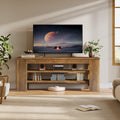 Wood Tv Stand With Open Storage For Tvs Up To 55 47.2 L 11.8 D 19.7 H