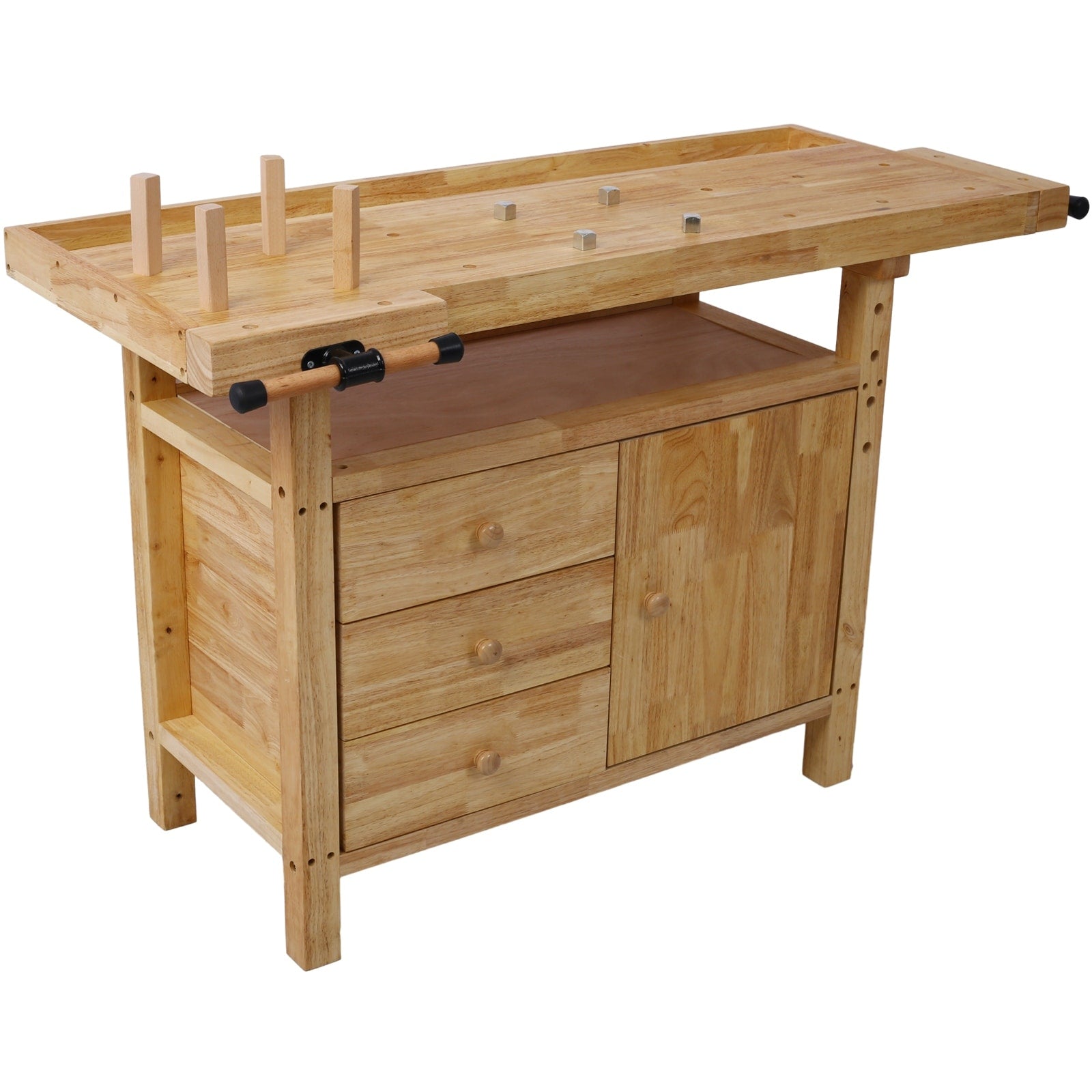 Wood Workbench Wooden Workbench For Garage Workshop And Home