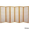 Handmade Wood And Rice Paper 4 Foot 3 Panel Shoji Windowpane Screen China