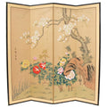 Handmade Wood And Silk 3 Foot Harmony In Nature Room Divider China