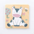 Wooden 3D Animal Puzzle For Kids Toy For Toddlers Girls