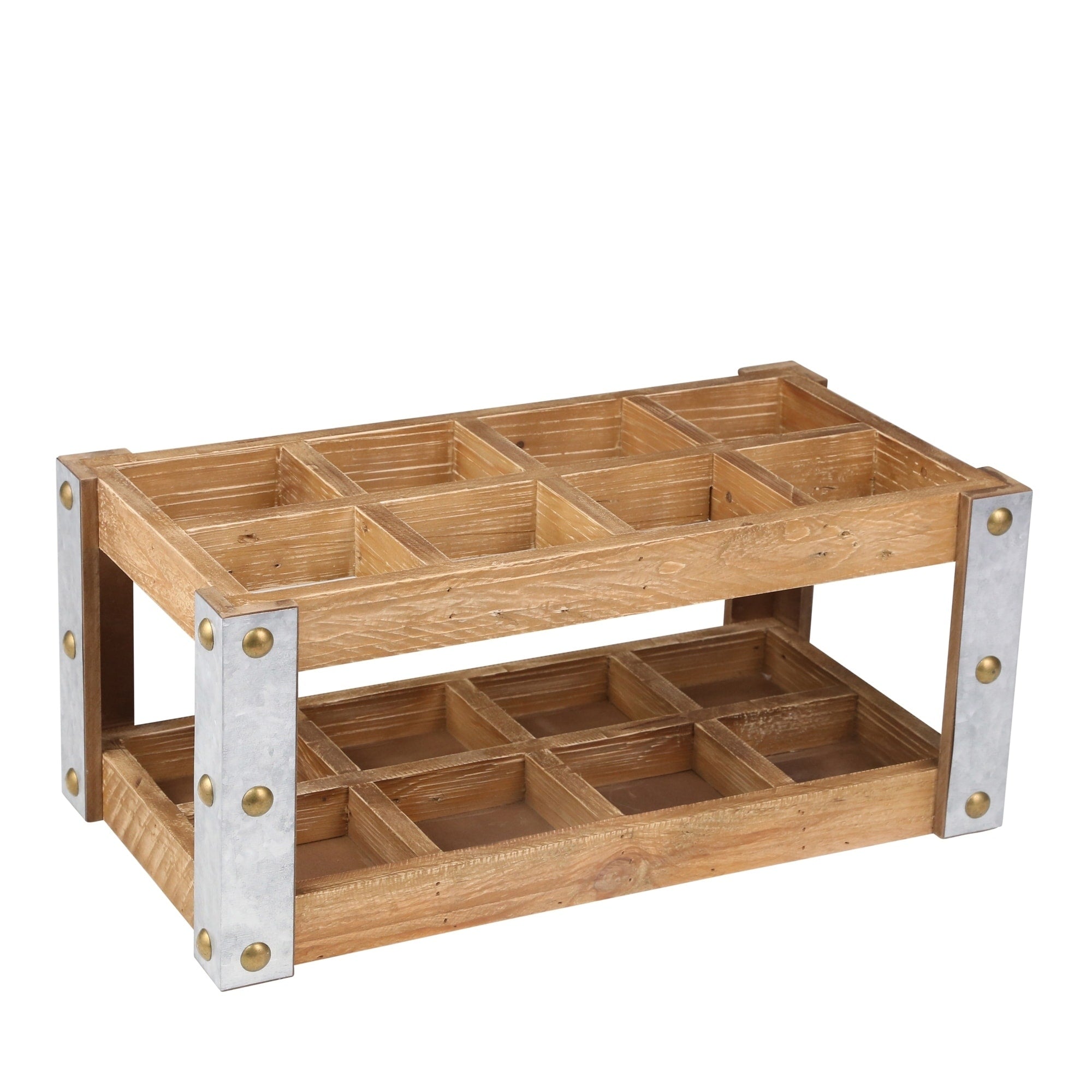 Wooden 8 Bottle Wine Rack