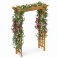 Wooden Arbor Wedding Arch For Ceremony Wood Trellis For Plant Climbing Christmas Decor Pergola For Garden Backyard