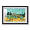 Wooden Sheds Among The Olive 1889 Vincent Van Gogh Custom Framed Print