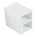 Wooden Wall Mounted Bathroom Storage Cabinet With Open Shelf Minimalist Skin Care Cabinet Display Cabinet
