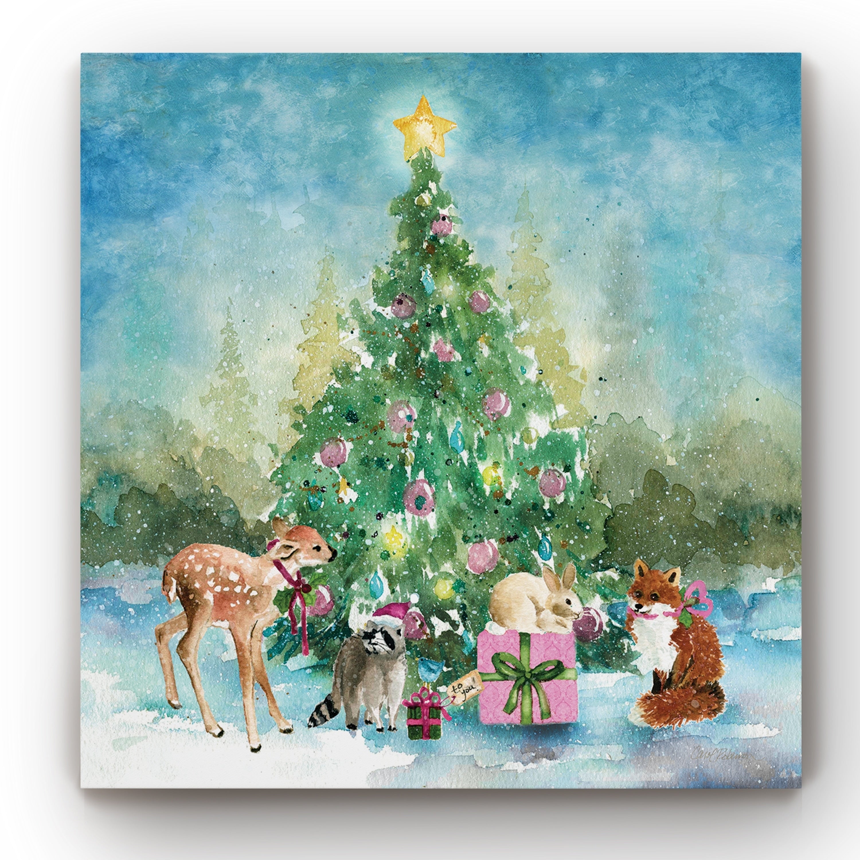Woodland Christmas Gallery Wrapped Canvas