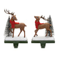 Woodland Deer Stocking Holders Set Of 2
