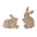 Woodland Rabbit Figurines Set Of 2
