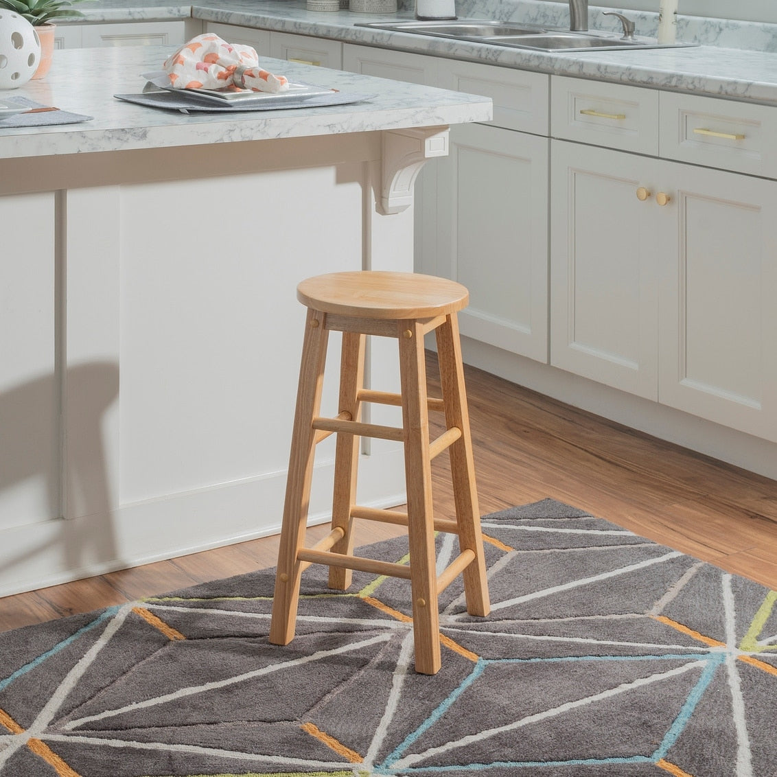 The Gray Barn Woodland Way Backless Counter Height Stool