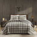 Woolrich Tasha Tan Cotton Percale Printed Quilt Set