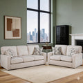 Worchester Chenille 2 Piece Living Room Sofa Sets With Pillows