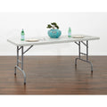 Work Smart 6 Height Adjustable Resin Multi Purpose Table.