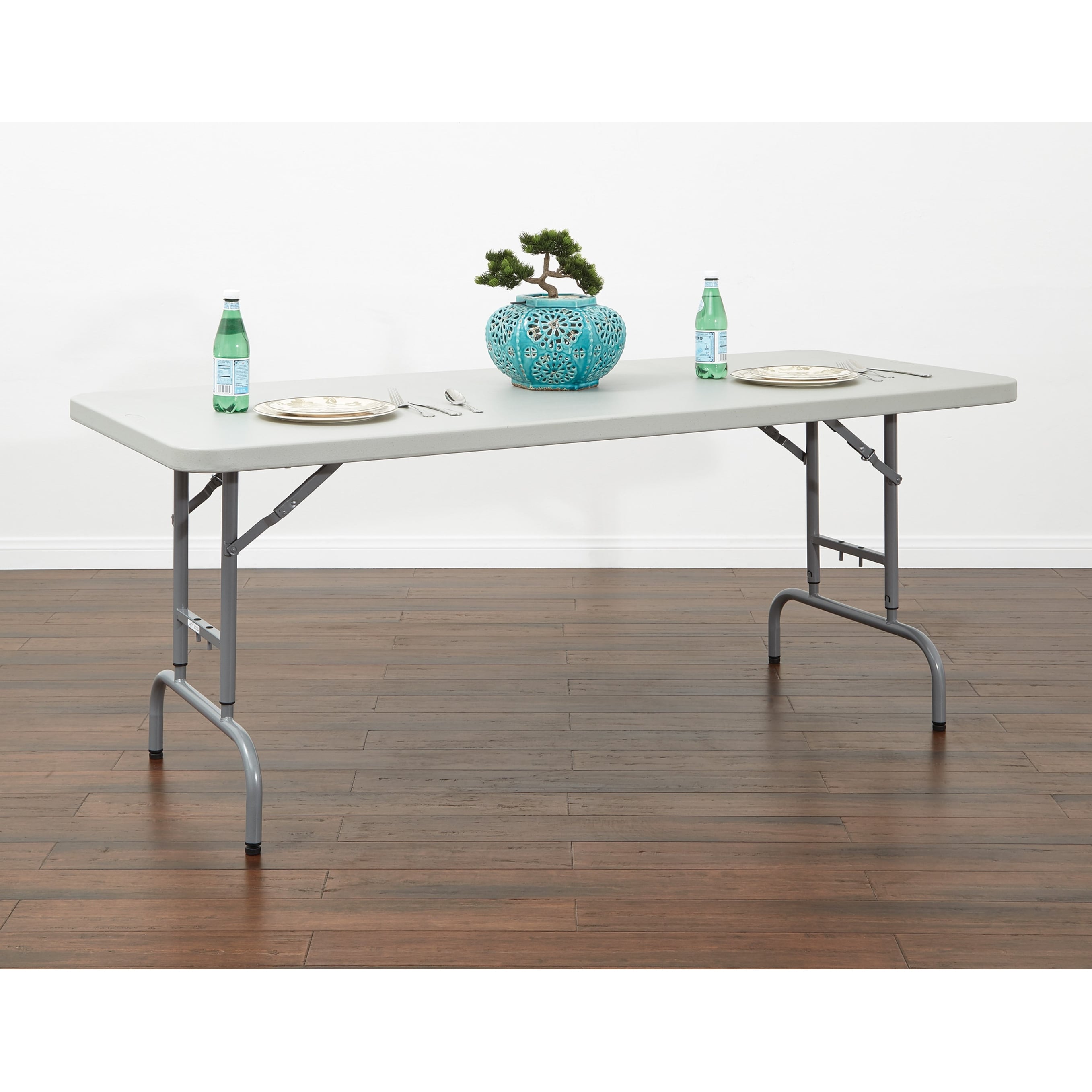 Work Smart 6 Height Adjustable Resin Multi Purpose Table.