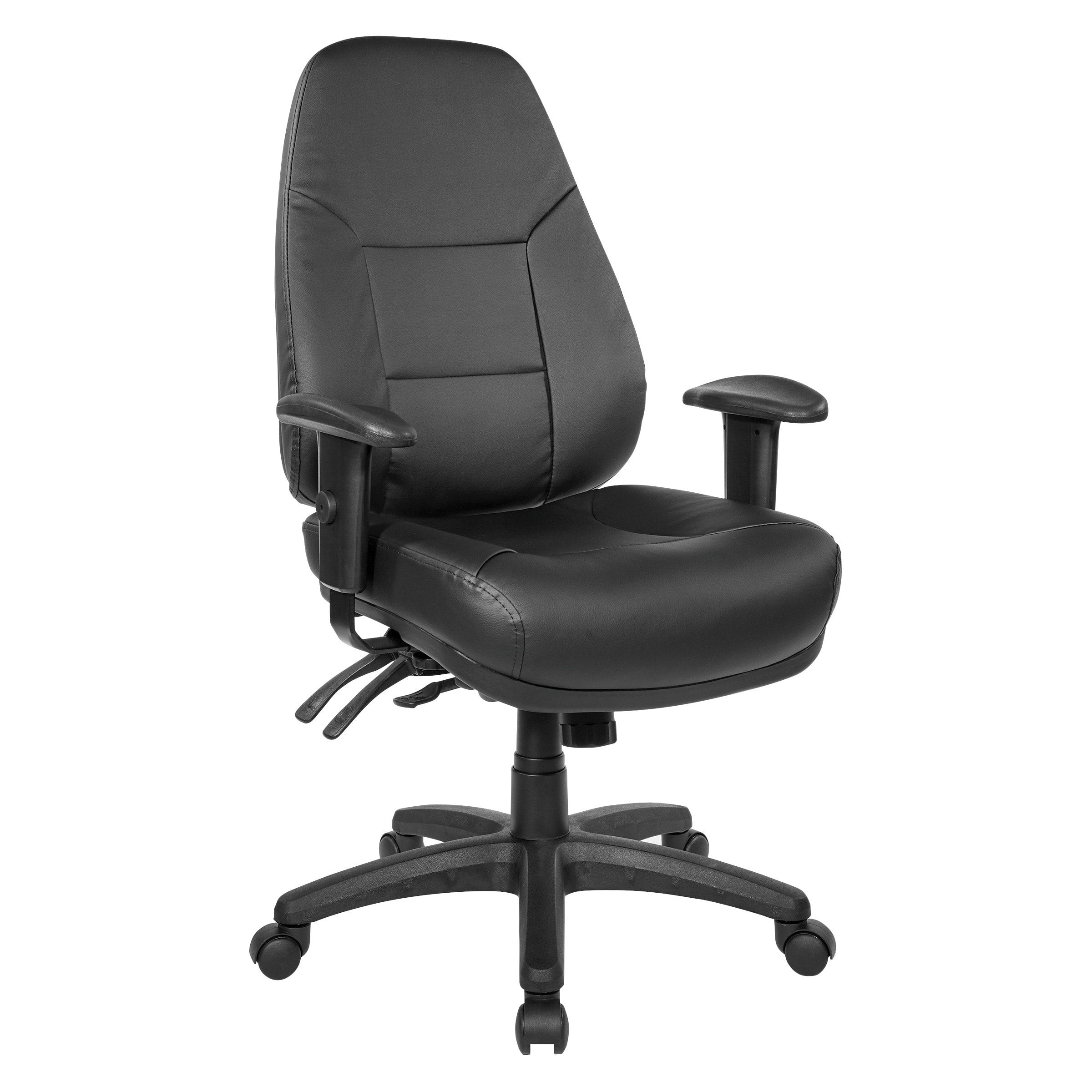 Work Smart Deluxe Multi Function High Back Chair