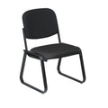 Deluxe Sled Base Armless Chair With Designer Plastic Shell