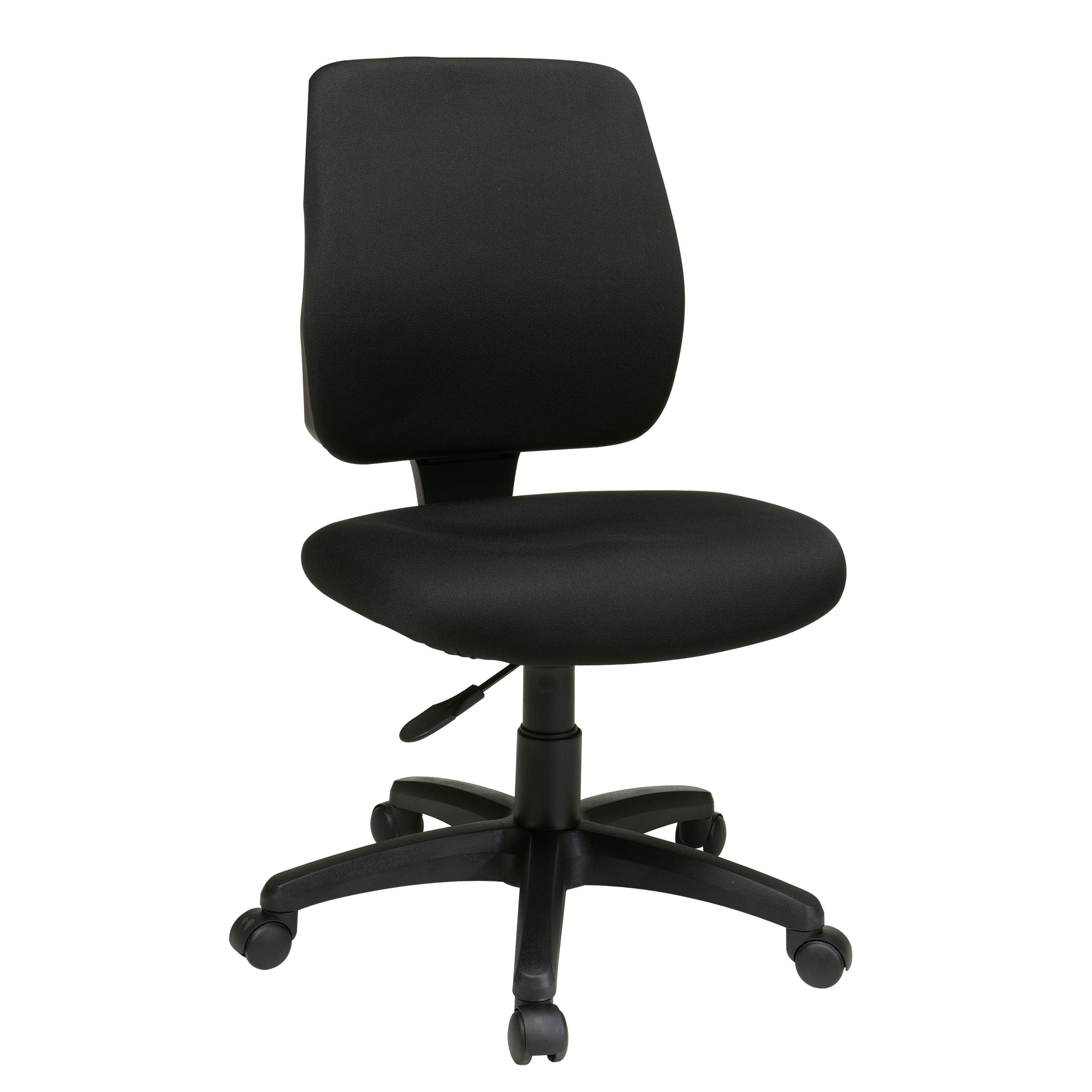 Work Smart Deluxe Task Chair With Ratchet Back Height Adjustment Without Arms