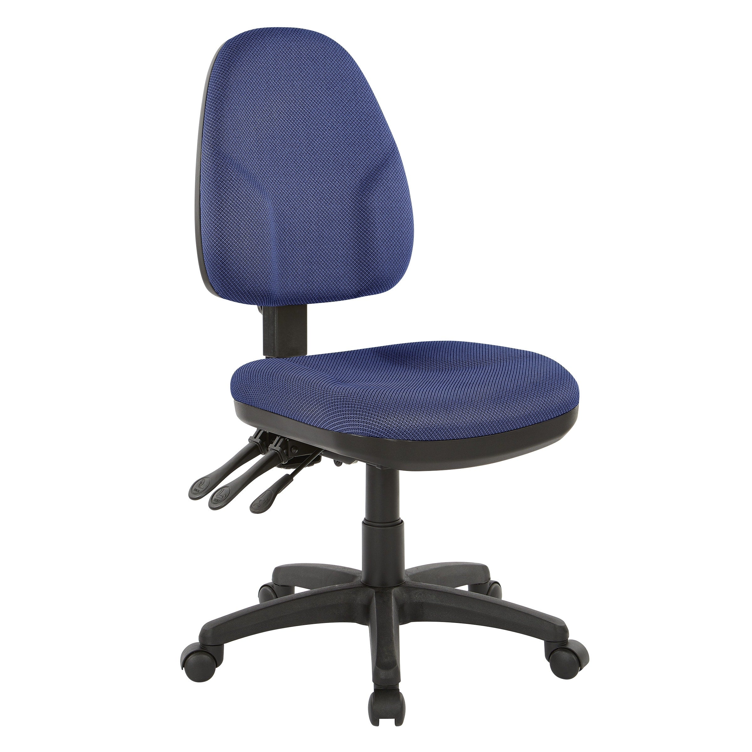 Work Smart Dual Function Fabricated Ergonomic Office Chair