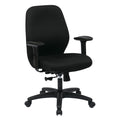 Mid Back 2 To 1 Synchro Tilt Chair With 2 Way Adjustable Soft Padded Arms