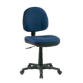 Work Smart Sculptured Task Chair Without Arms