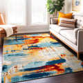 Bohemian Abstract Modern Area Rug