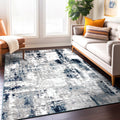 Contemporary Abstract Distressed Area Rug