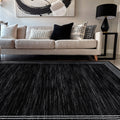World Rug Gallery Modern Geometric Border Indoor Area Rug Polypropylene With Jute Backing For Living Room Bedroom Entryway