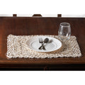 Woven Bleach And Natural Jute Place Mat 1 1 X 1 7