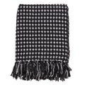 Woven Cross Stitch Design Throw Blanket