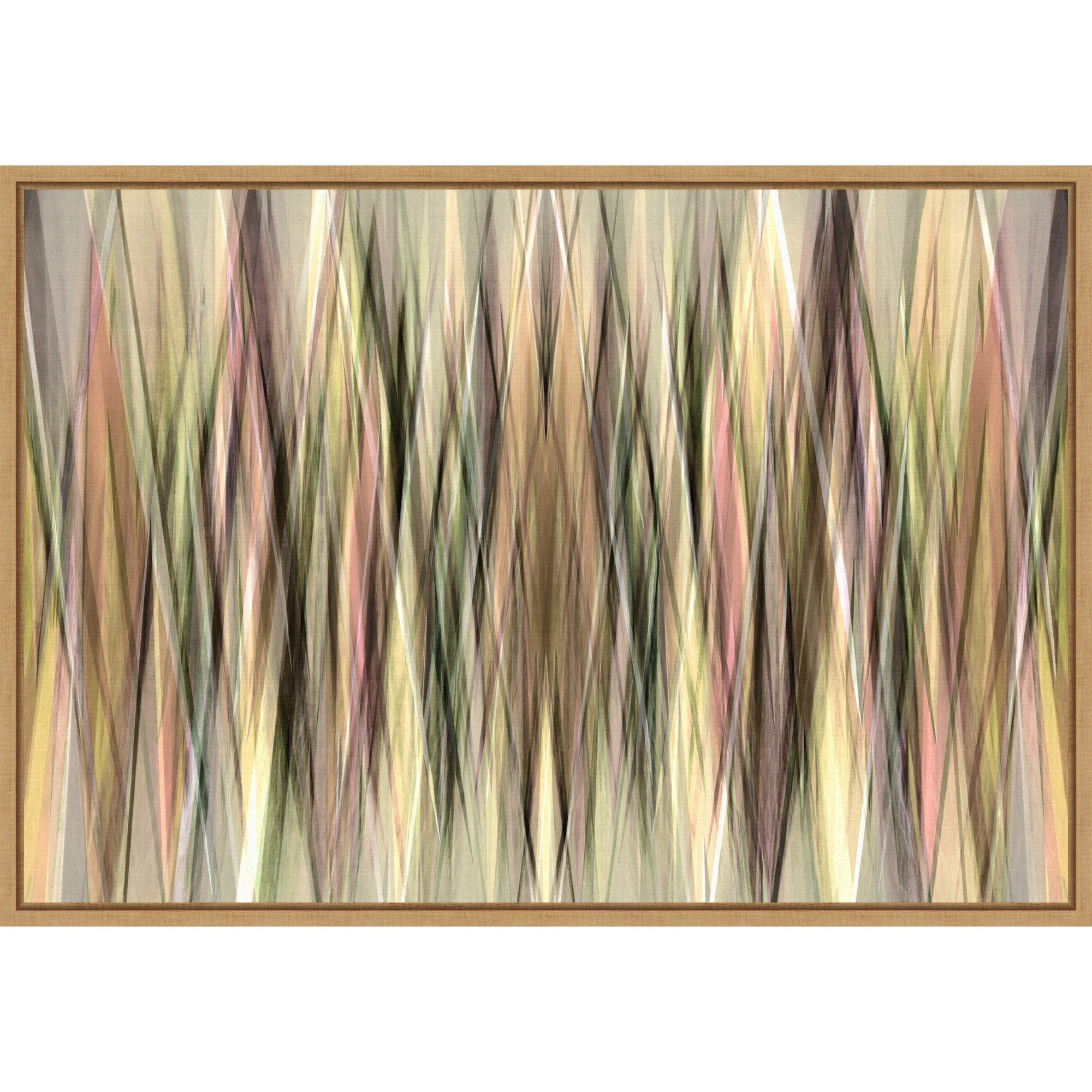 Woven Light By Christina Sillen Framed Canvas Wall Art