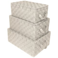 Woven Storage Basket Biege