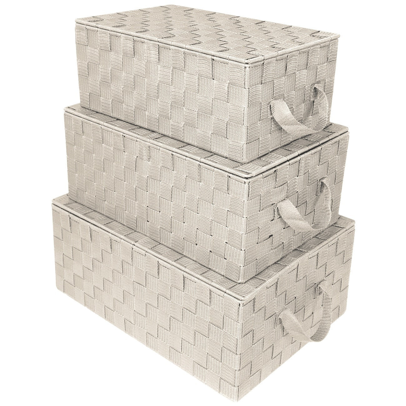 Woven Storage Basket Biege