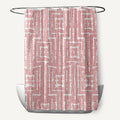 Woven Tiki Geometric Print Shower Curtain