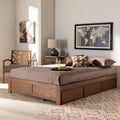 Wren Modern And Contemporary 3 Drawer Platform Storage Bed Frame
