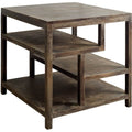 Mercana Wright Ii Brown Wood Side Table