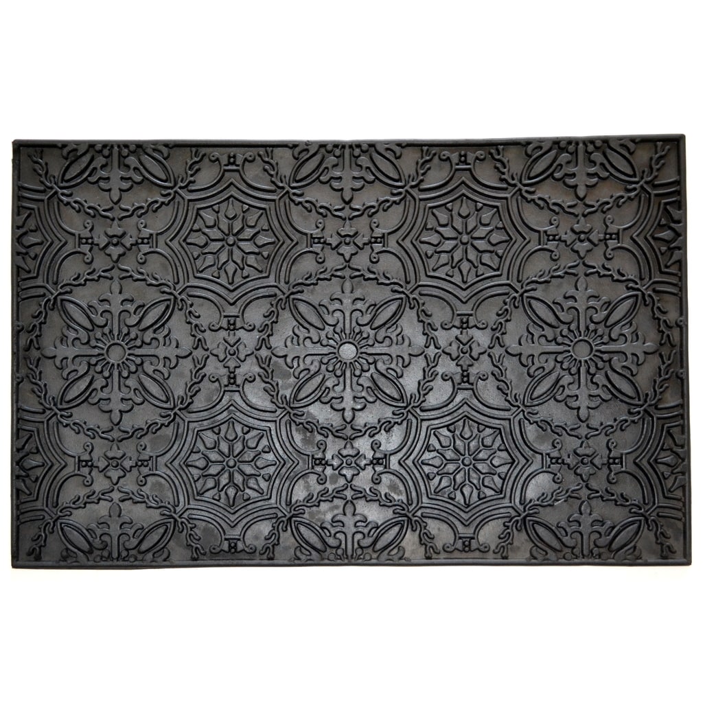 Wrought Iron Kaleidoscope Doormat