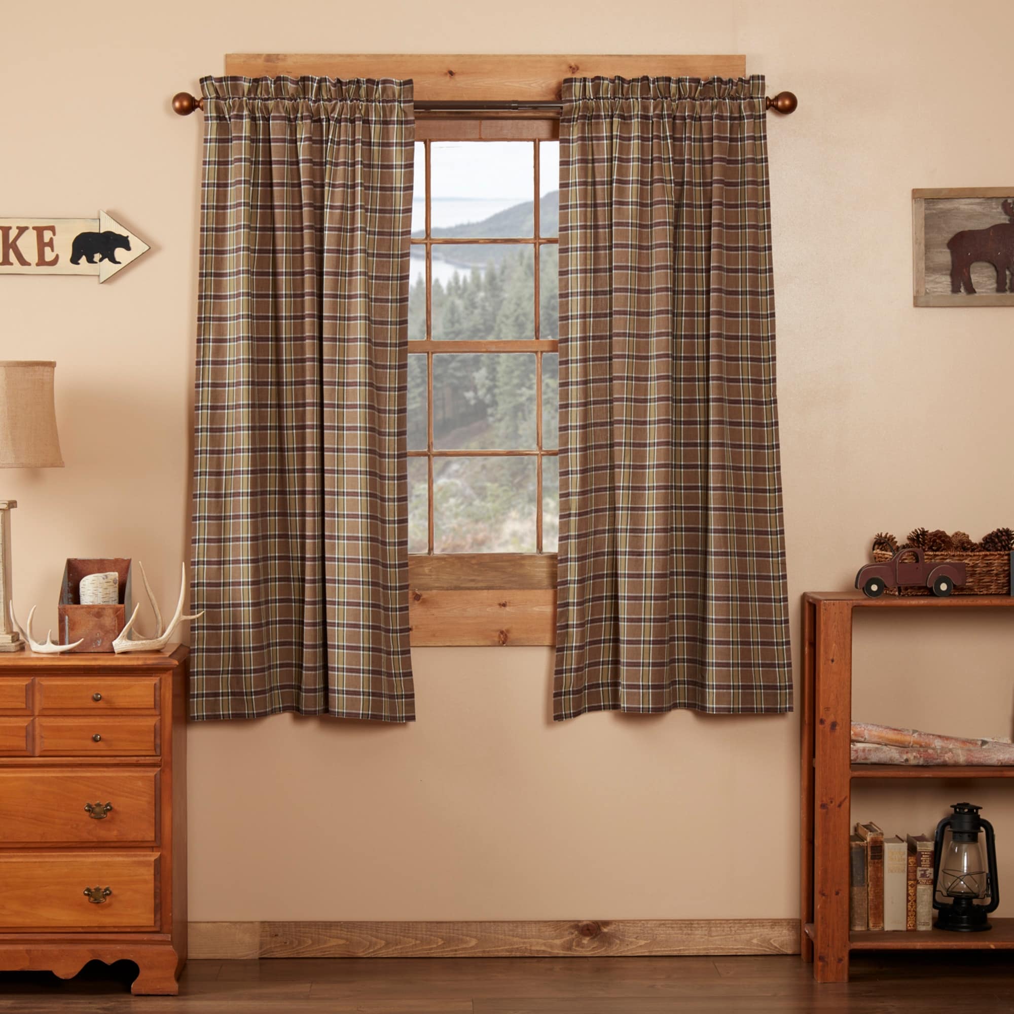 Wyatt Lined Short Panel Set 63 X 36