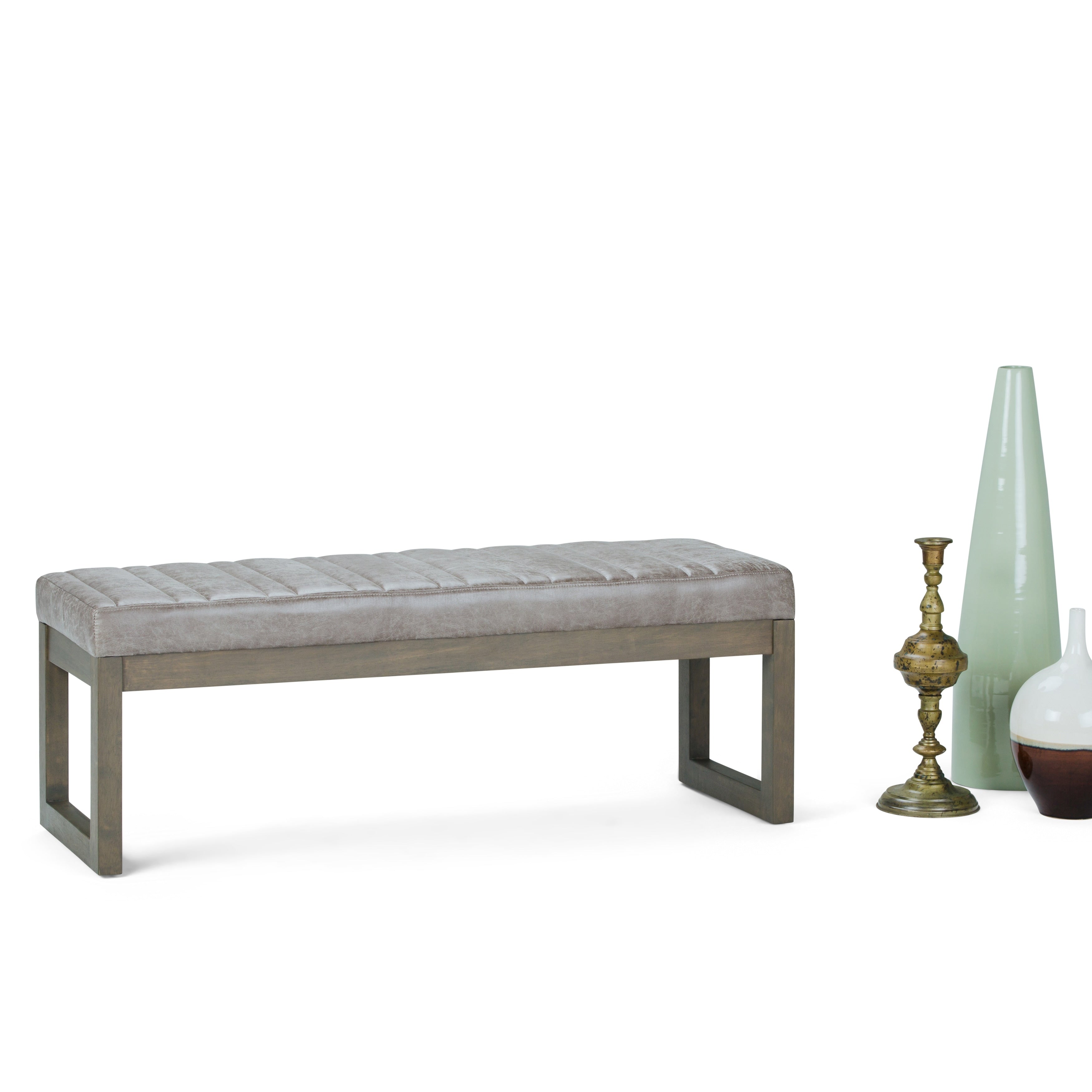 Wyndenhall Kaufman Modern Upholstered Ottoman Bench