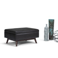 Wyndenhall Ethan Mid Century Coffee Table Ottoman With Storage