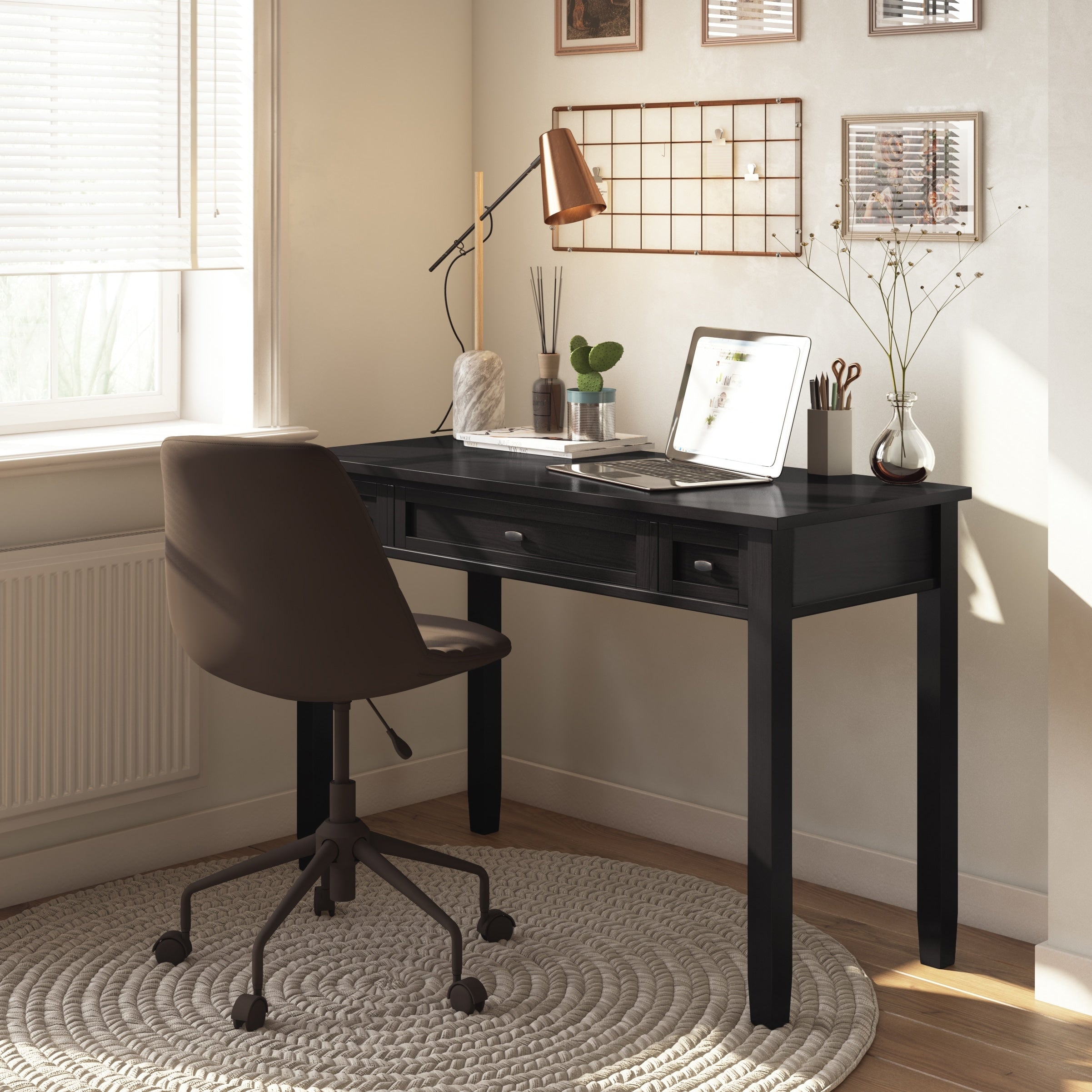 Wyndenhall Norfolk Solid Wood Home Office Desk