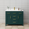 Wyndham Collection Beckett 42 Free Standing Single Basin Vanity Set