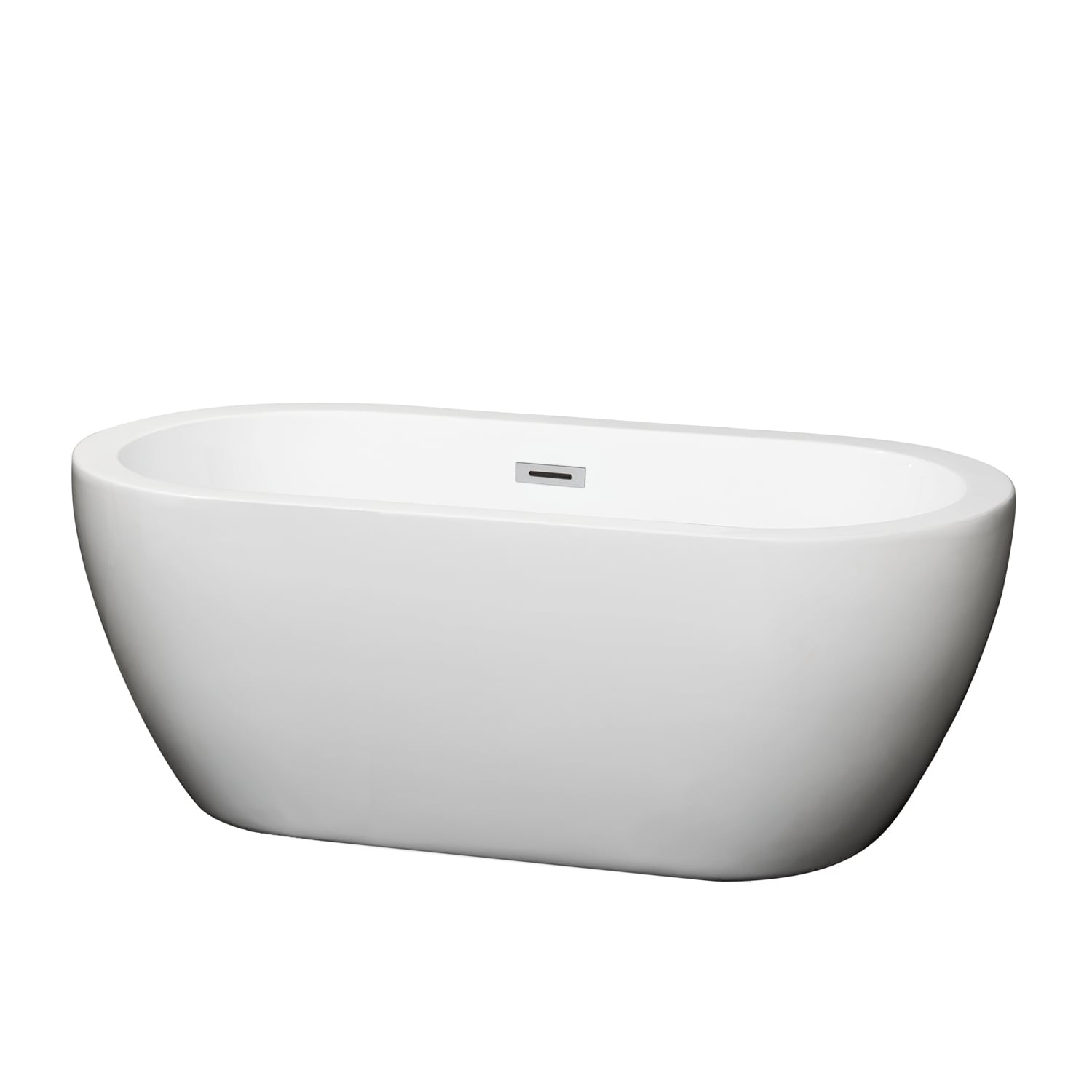 Wyndham Collection Soho White Soaking Bathtub
