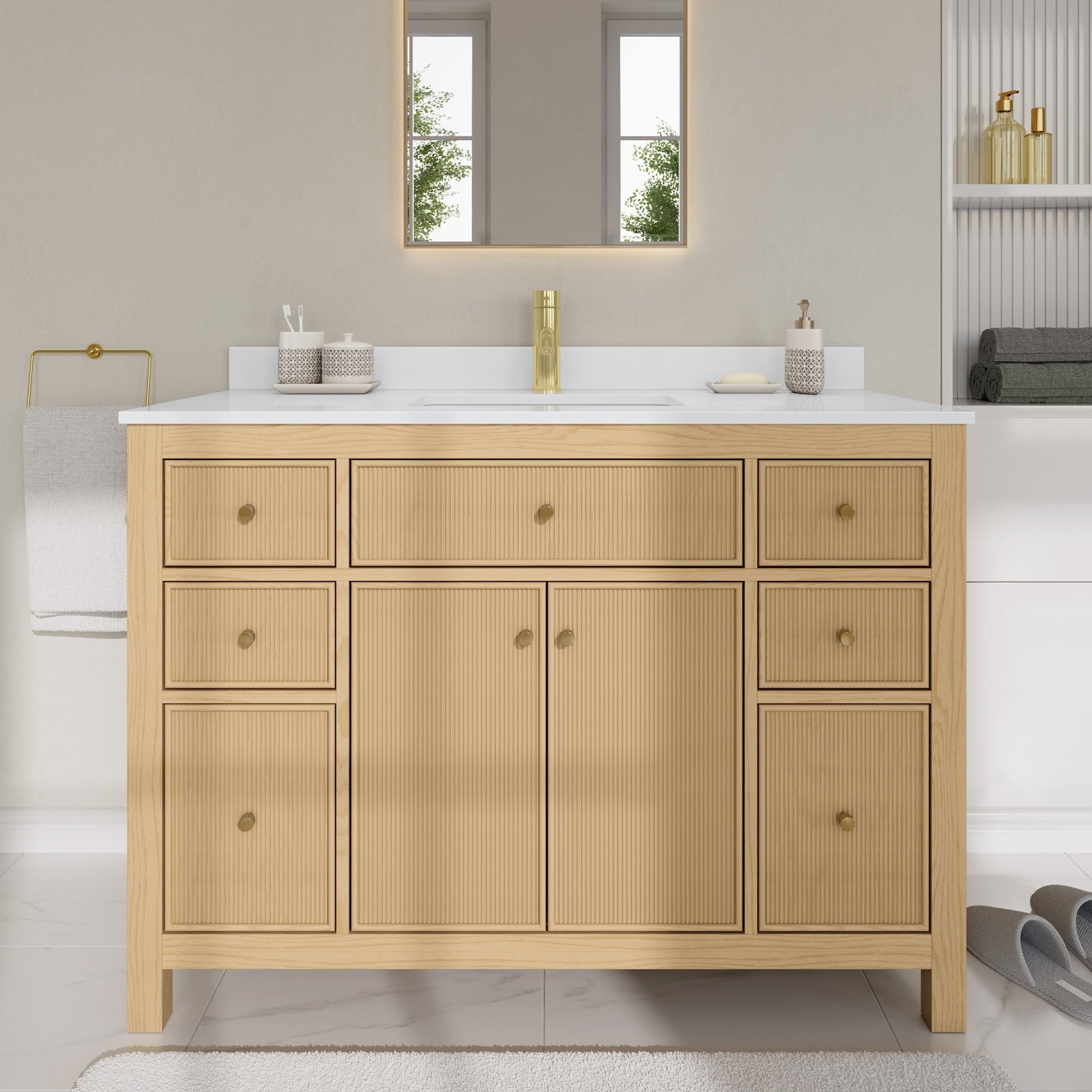 Wyndham Collection Wcf9292 48S Qtz Unsmxx Pendry 48 Free Standing