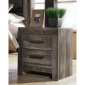Signature Design By Ashley Wynnlow Grey Wood Casual Style 1 Drawer Night Stand
