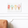 Wynwood Studio Ice Cream You Scream Food And Cuisine Wall Art Canvas Print White Pink