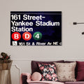Wynwood Studio Yankee Stadium Architecture And Buildings Wall Art Canvas Print Black White