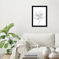 Wynwood Studio White Silver Peony Floral And Botanical Wall Art Framed Print Florals Gray White