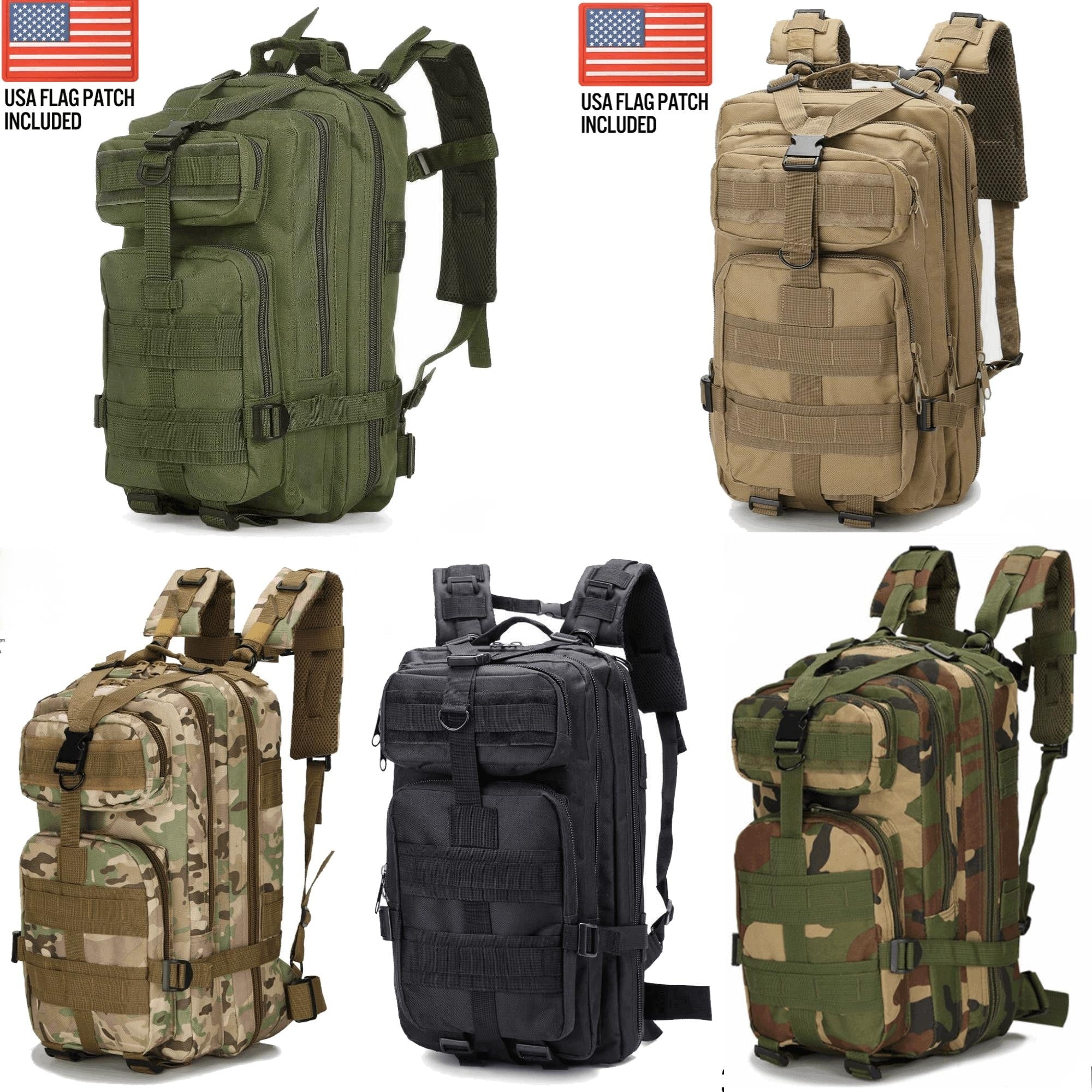 Xgear Tactical Small 30L Tactical Backpack Survival Bag