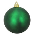 Xmas Green Shatterproof Matte Commercial Christmas Ball Ornament 12 300Mm